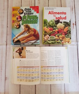 Lote 2 libros salud y bienestar, tapa gr