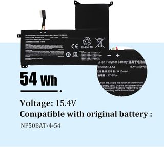 NUEVO!.. Batería NP50BAT-4-54 Portátil CLEVO