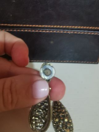 Pendientes bronce dorado