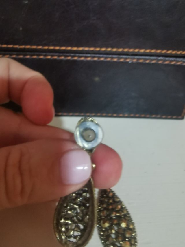 Pendientes bronce dorado