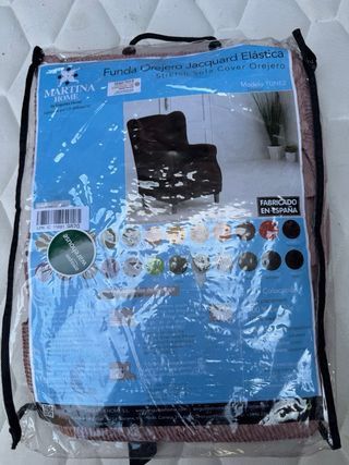 Funda Sillón Orejero Salmón NUEVA!