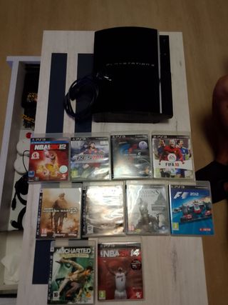 PlayStation3, 10 juegos originales, 1 PS3 Dualshoc