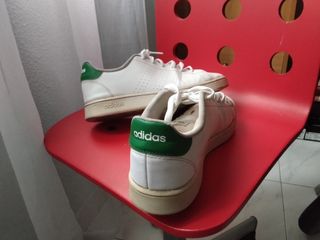 Zapatillas Adidas blancas y verdes