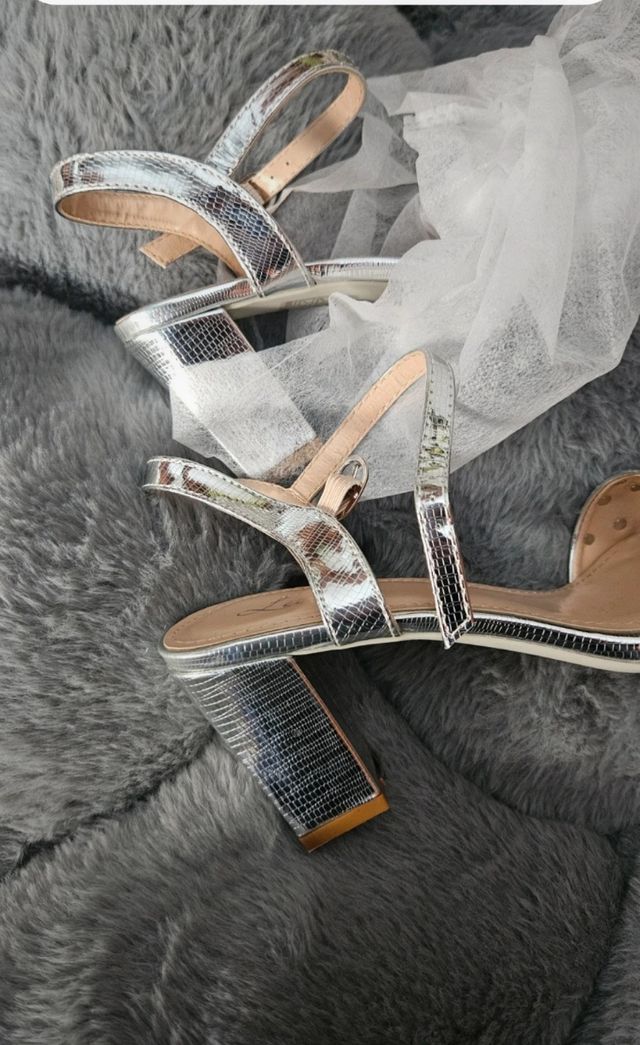 Sandalias Plataforma Brillantes