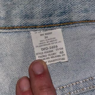 Jorts FADED GLORY W36 IT46 baggy loose fit mud y2k