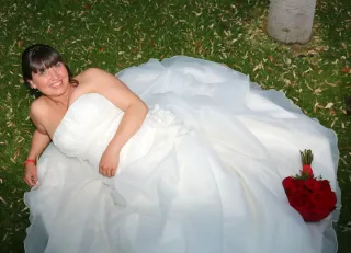 Vestido novia blanco