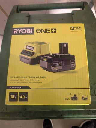 Batería Ryobi 18V 4.0Ah +Cargador