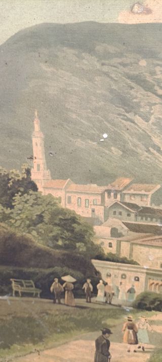 Cuadro antiguo paisaje