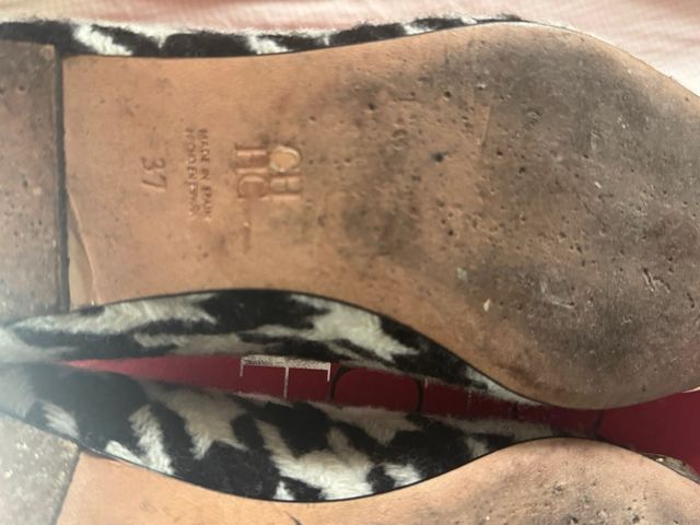 Zapatos planos Carolina H - pata de gallo