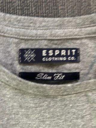 Camiseta Esprit gris talla S - Slim Fit