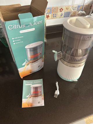 Exprimidor automatico naranjas recargable USB