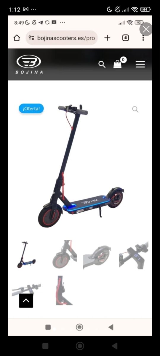 Patinete eléctrico nuevo