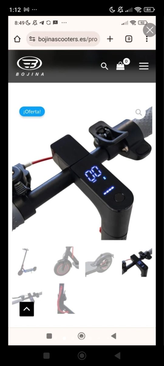 Patinete eléctrico nuevo