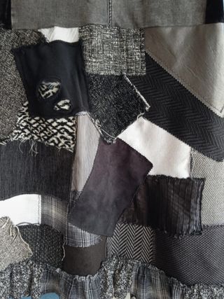Falda maxi patchwork