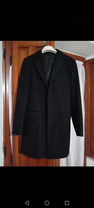 Cappotto Uomo Nero Elegante