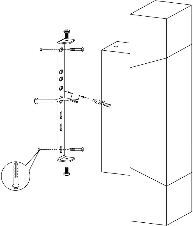 Lámpara aplique pared EGLO GORZANO LED exterior