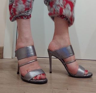 Sandalias Pura López Plata