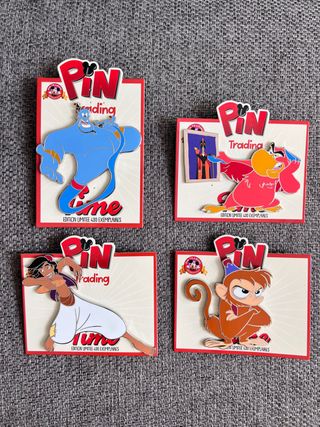 Lote Pins Aladdin pin Trading Time 700 unidades