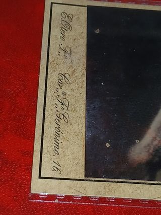 Foto antigua Franco troquelada Falange de ESPAÑA