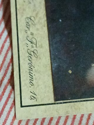 Foto antigua Franco troquelada Falange de ESPAÑA