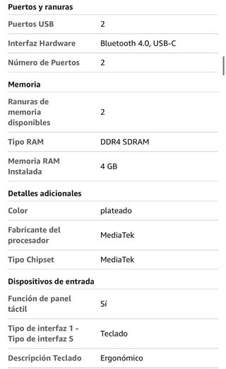 Portátil Acer Chromebook - Plata