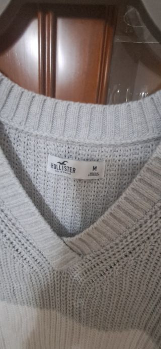 Jersey Hollister M - Gris