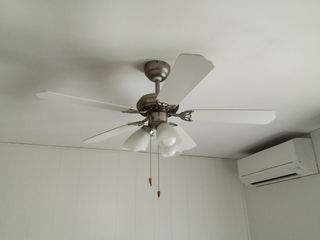 Ventilador techo 5 aspas blanco