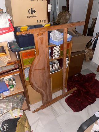 Cabecero madera provenzal