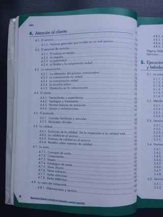 Operaciones básicas y servicios en restauración...