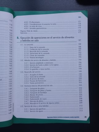 Operaciones básicas y servicios en restauración...