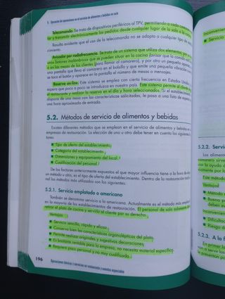 Operaciones básicas y servicios en restauración...