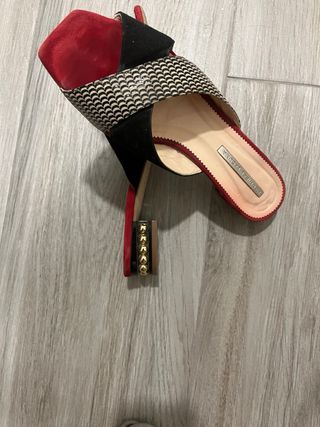 Chanclas Hanibal Laguna rojas y negras