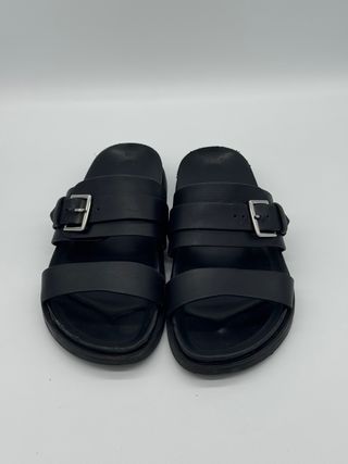 Hermès sandalias de piel.