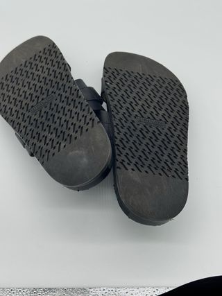 Hermès sandalias de piel.