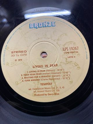 LP Tempest   /+ Living in a Fear