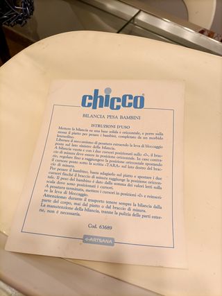 Bilancia pesa-bambini Chicco