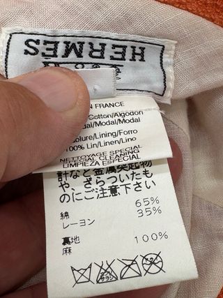 Sombrero Hermès Naranja