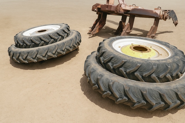 Ruedas de tractor agrícolas de segunda mano 270/95