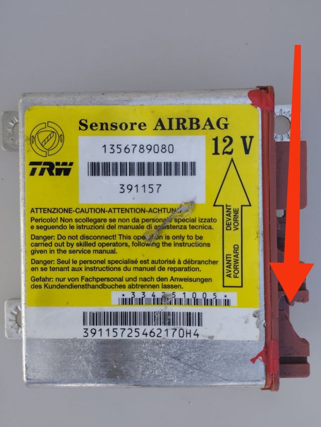 Sensor Airbag  Peugeot Citroen Fiat
