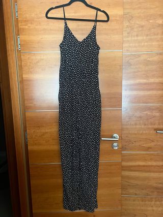 Mono lunares HyM negro - Talla S