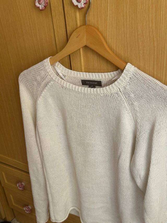 Jersey Primark blanco - Talla XS