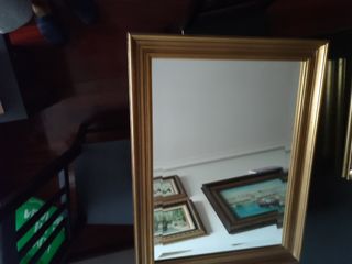 Espejo dorado 72x56cm