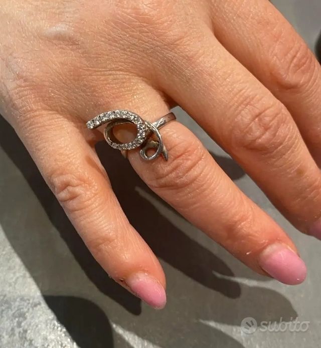 Anello argento925 con zirconi