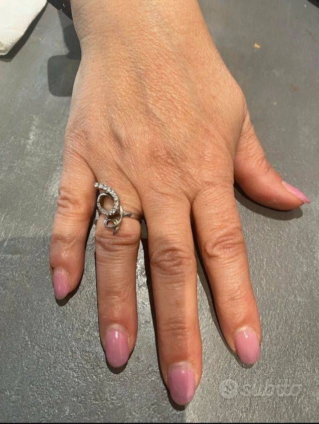 Anello argento925 con zirconi