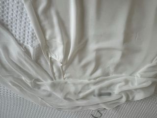 Blusa Zara blanca tipo gasa