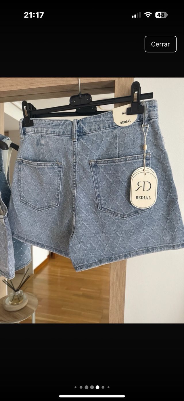 Shorts REDIAL denim-talla S
