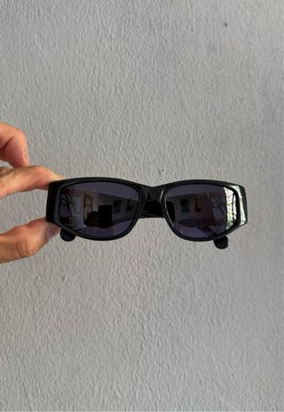 KARL LAGERFELD GAFAS VINTAGE MUJER HOMBRE NEGRAS 