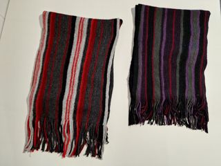 2 Bufandas hombre - Rojo y morado por 6 euros!!!