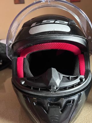 Casco moto LS2 negro