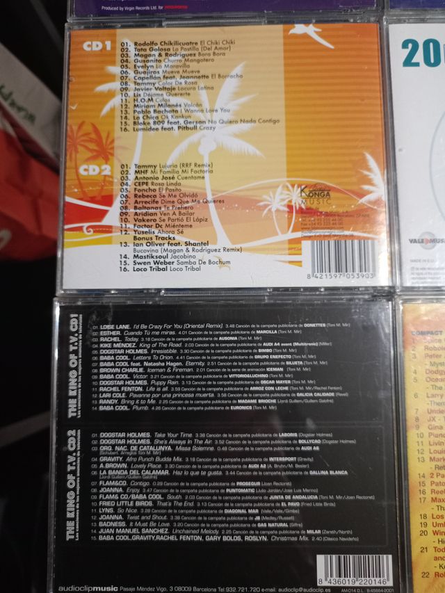LOTE 12 CDs RECOP. 90s- 00s